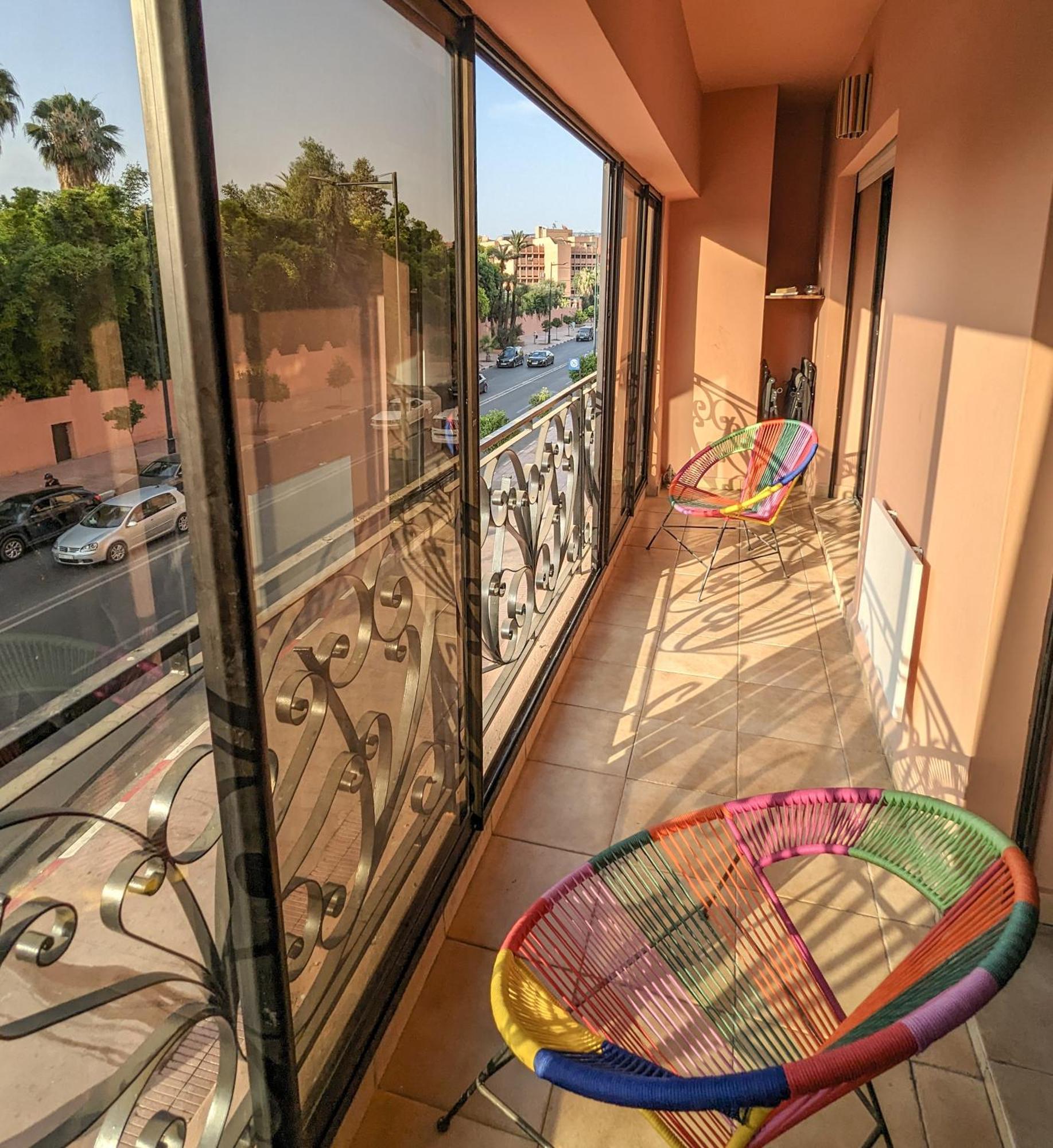 Apartement Panoramic View Majorelle Garden With Pool Марракеш Екстер'єр фото