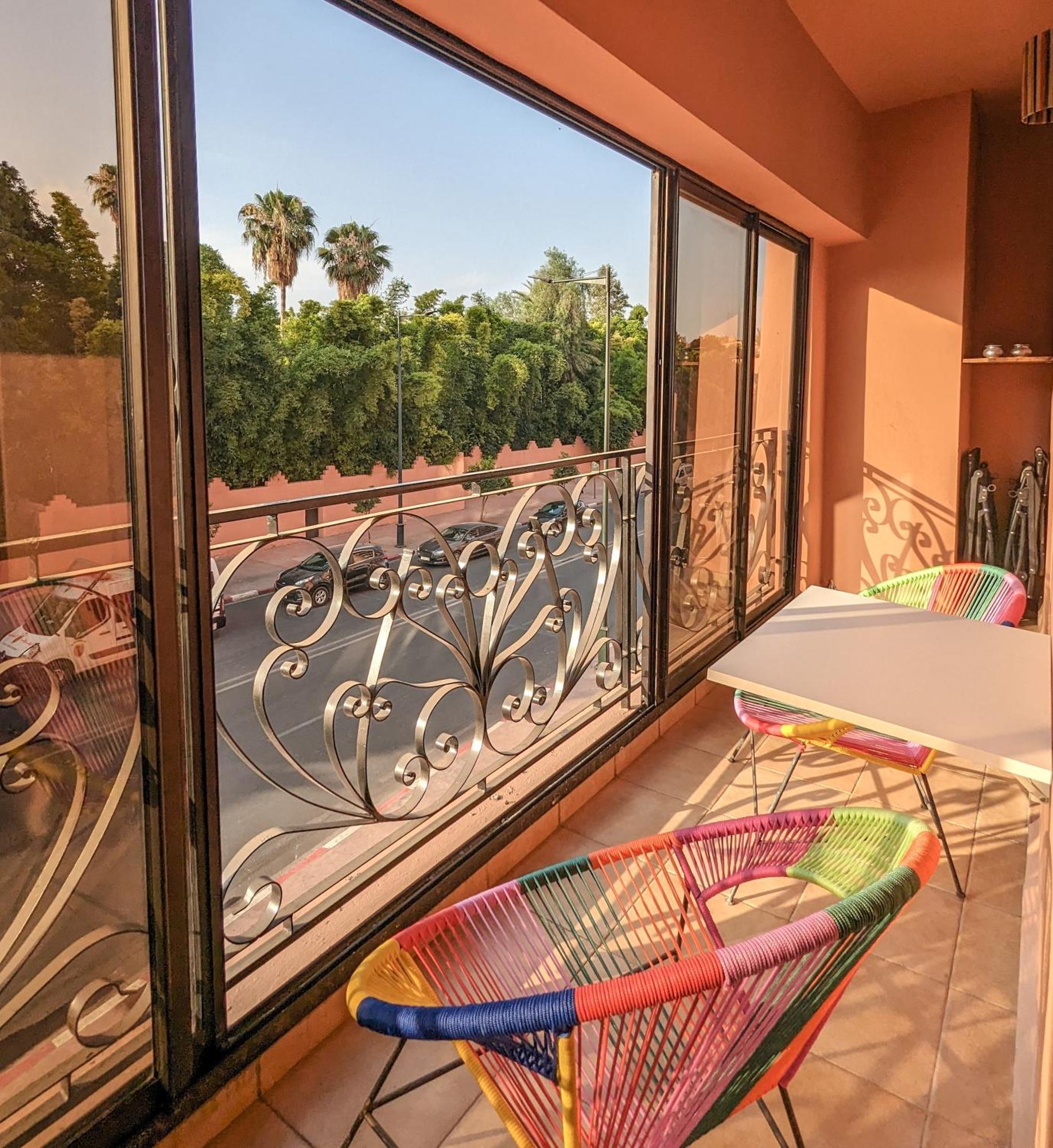 Apartement Panoramic View Majorelle Garden With Pool Марракеш Екстер'єр фото